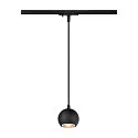 SLV 1-phase pendant luminaire LIGHT EYE® 90 GU10 IP20, black dimmable
