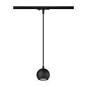 SLV 1-phase pendant luminaire LIGHT EYE® 90 GU10 IP20, black dimmable