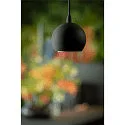 SLV 1-phase pendant luminaire LIGHT EYE® 90 GU10 IP20, black dimmable