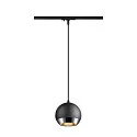 SLV 1-phase pendant luminaire LIGHT EYE® 150 GU10 IP20, black dimmable