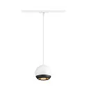SLV 1-phase pendant luminaire LIGHT EYE® 150 GU10 IP20, white dimmable