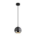 SLV pendant luminaire LIGHT EYE® 150 GU10 IP20, black dimmable