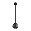 SLV pendant luminaire LIGHT EYE® 150 GU10 IP20, black dimmable