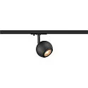 1-phase spot LIGHT EYE® 90 swivelling, rotatable GU10 IP20, black dimmable
