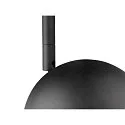 SLV 1-phase spot LIGHT EYE® 150 swivelling, rotatable GU10 IP20, black dimmable