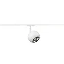 SLV 1-phase spot LIGHT EYE® 150 swivelling, rotatable GU10 IP20, white dimmable