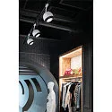 SLV 1-phase spot LIGHT EYE® 150 swivelling, rotatable GU10 IP20, white dimmable