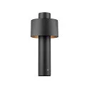 socket luminaire PHOTONI CYL POLE 45 cylindrical, impact resistant E27 IP65, black matt dimmable