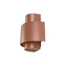 Wandarmatuur voor buitenshuis PHOTONI CYL cilindrisch, halfrond E27 IP65