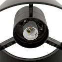 SLV Plafondarmatuur voor buiten PHOTONI CYL cilindrisch, met afstandhouder E27 IP65, zwart mat dimbaar
