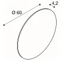 Lampenkap MANA 60 - MOON STRUCTURE cilindrisch