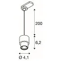 3-fase pendelarmatuur PURI 2.0 BASIC GU10 IP20