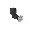 SLV Wand- en plafondarmatuur PURI 2.0 BASIC STANDARD standaard, rond GU10 IP20, zwart dimbaar