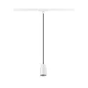 SLV 1-fase pendelarmatuur PURI 2.0 - TUBE cilindrisch GU10 IP20, wit dimbaar