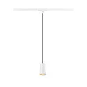1-phase pendant luminaire PURI 2.0 - CONE conical GU10 IP20, white dimmable