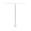 1-phase pendant luminaire PURI 2.0 - DOME half round GU10 IP20, white dimmable