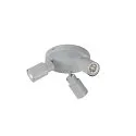 SLV wall and ceiling luminaire PURI 2.0 - TUBE 3 flames, round GU10 IP20, grey dimmable