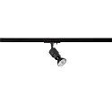 SLV 1-phase spot PURI 2.0 BASIC swivelling, rotatable GU10 IP20, black dimmable