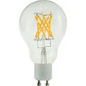 LED lamp A60 CROSSED FILAMENT - PHASE helder GU10 6,5W 650lm 2700K 330° CRI 90-100 dimbaar