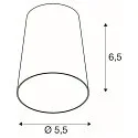SLV Lampenkap PURI 2.0 - CONE conisch, aluminium