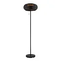 Zonne Vloerlamp ADEGAN IP65, zwart dimbaar