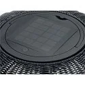 SLV Zonne Vloerlamp ADEGAN FLAT IP65, zwart dimbaar