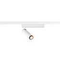 SLV 1-phase spot GRIP! S PHASE swivelling, for VDU workstation IP20, white dimmable