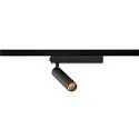 SLV 1-phase spot GRIP! S PHASE swivelling, for VDU workstation IP20, black dimmable