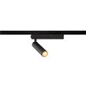 SLV 1-fase spot GRIP! S PHASE draaibaar, voor BAP IP20, zwart dimbaar