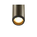SLV track spot GRIP! S 48V DALI DTW swivelling, for VDU workstation, DALI controllable, Dim-To-Warm IP20, bronze, mat dimmable