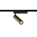 SLV 1-phase spot GRIP! M PHASE swivelling, for VDU workstation IP20, bronze dimmable