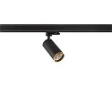 3-phase spot GRIP! L GU10 cylindrical, adjustable GU10 IP20, black dimmable