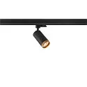 3-phase spot GRIP! L GU10 cylindrical, adjustable GU10 IP20, black dimmable