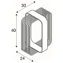 SLV Staande armatuur voor buiten GRID CUBE, antraciet, zwart 