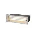 Inbouwarmatuur voor buiten BRICK MESH stijf, schakelbaar, bekabeld IP65