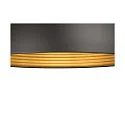 SLV Pendelarmatuur FORCHINI M 50 down, halfrond E27 IP20, zwart mat dimbaar