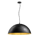 Pendelarmatuur FORCHINI 70 down, halfrond E27 IP20, zwart mat dimbaar