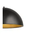 SLV 1-phase pendant luminaire FORCHINI M 40 TRACK E27 IP20, black dimmable
