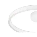 Wand- en plafondarmatuur ONE PHASE Ø60CM up down, CCT Switch, ring vorm IP20, wit mat dimbaar
