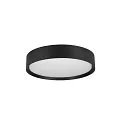 SLV Wand- en plafondarmatuur DECONA PHASE rond, CCT Switch IP44, zwart dimbaar