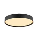 Wand- en plafondarmatuur DECONA PHASE rond, CCT Switch IP44, zwart dimbaar