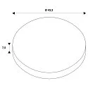 SLV Inbouwframe DECONA - Ø 43.3CM groot, wit