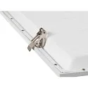 Plafondarmatuur PANEL C 600 ON-OFF CCT Switch, UGR < 19, schakelbaar IP54 / IP20, wit, gelakt 