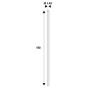 SLV Pendelophanging PANEL C - 150CM 4-voudig, mechanisch, staal