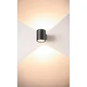 SLV Wandarmatuur OCULUS PHASE DTW UP/DOWN rond, Dim-To-Warm, instelbaar IP20, brons dimbaar