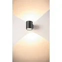 Wandarmatuur OCULUS PHASE DTW UP/DOWN rond, Dim-To-Warm, instelbaar IP20