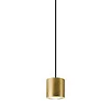 pendant luminaire OCULUS PHASE DTW PVD round, Dim-To-Warm, adjustable IP20, brushed brass dimmable