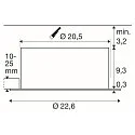 Downlight DOWNLIGHT C 200 DALI stijf, DALI aanstuurbaar, bekabeld IP54