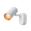 SLV Wand- en plafondarmatuur NOBLO® SINGLE PHASE DTW 1-vlams, rond, Dim-To-Warm IP20, wit dimbaar
