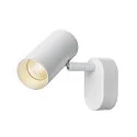 SLV Wand- en plafondarmatuur NOBLO® SINGLE PHASE DTW 1-vlams, rond, Dim-To-Warm IP20, wit dimbaar